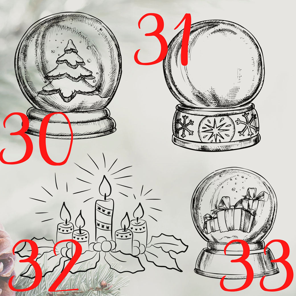 Pudełko prezentowe z grawerem - Święta Bożego Narodzenia