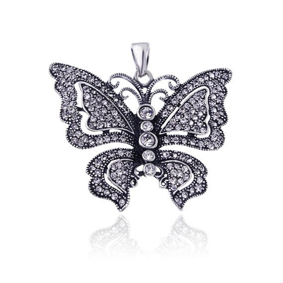 Wisior motyl ze 147 kamieniami