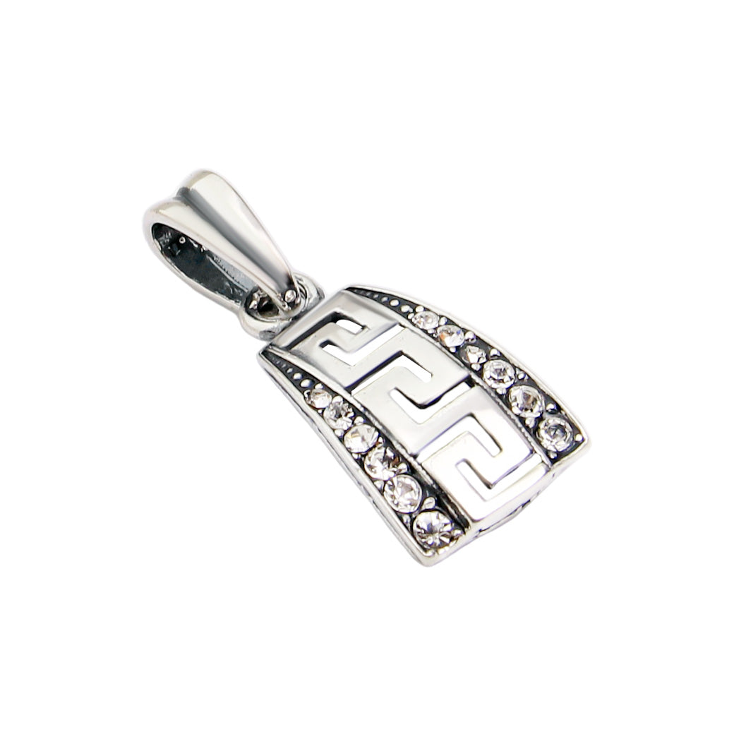 Wisiorek droga grecka z cyrkoniami